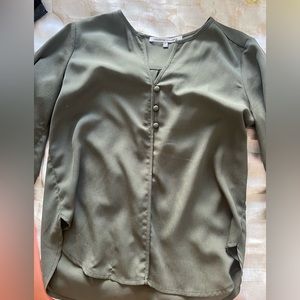 Green blouse